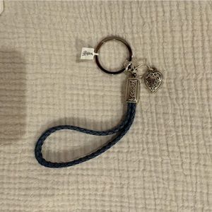BRIGHTON leather wristlet key fob NWT